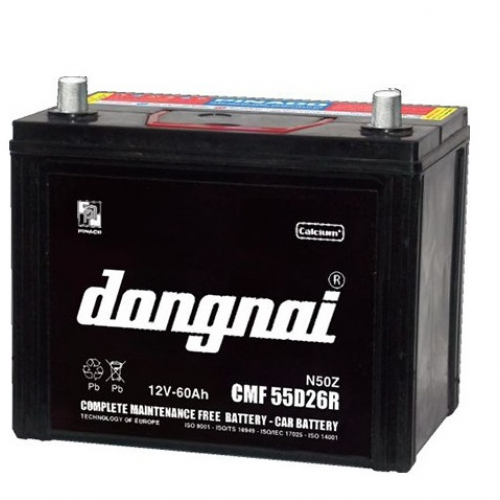 ẮC QUY ĐỒNG NAI CMF 55D26 R/L (12V-60AH)