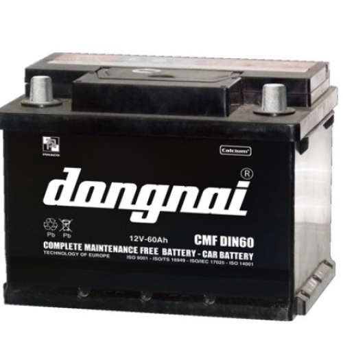 Ắc quy Đồng Nai CMF DIN60 12V 60AH