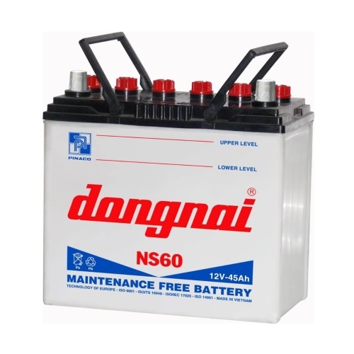 Ắc quy Đồng Nai NS60 (R\L) (12V-45Ah)