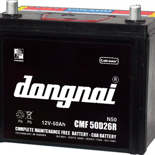 ẮC QUY ĐỒNG NAI CMF 50D26 R/L (12V-50AH)