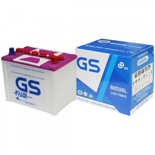 ẮC Quy GS 80D26L (12V-70AH)
