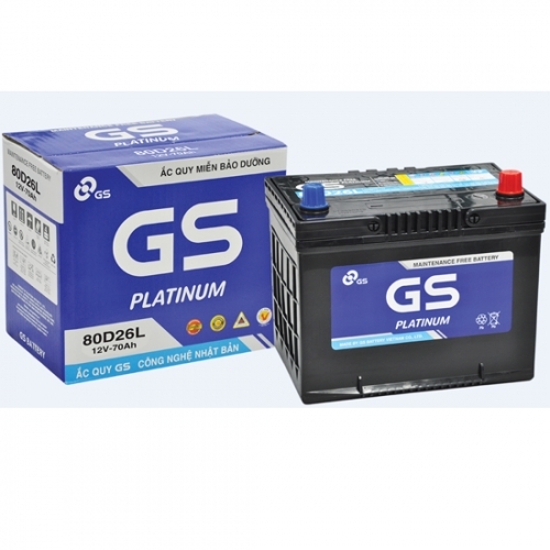 Ắc quy GS MF 80D26L (12V – 70Ah)
