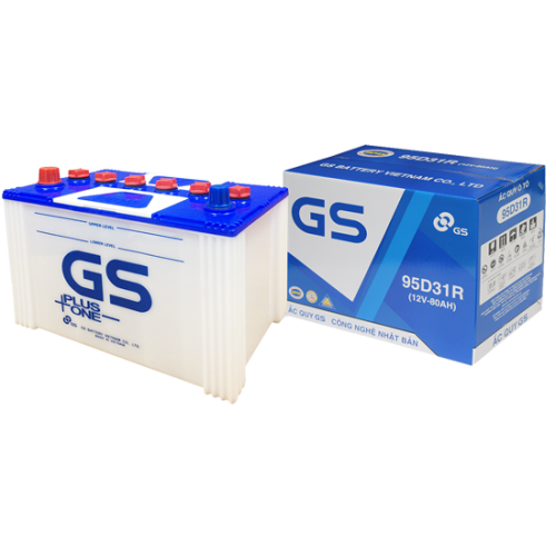 Ắc quy GS 95D31R (12V-80Ah)