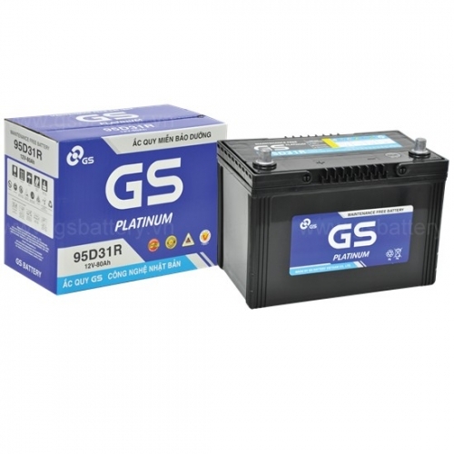 ẮC QUY GS MF 95D31R (12V- 80AH)