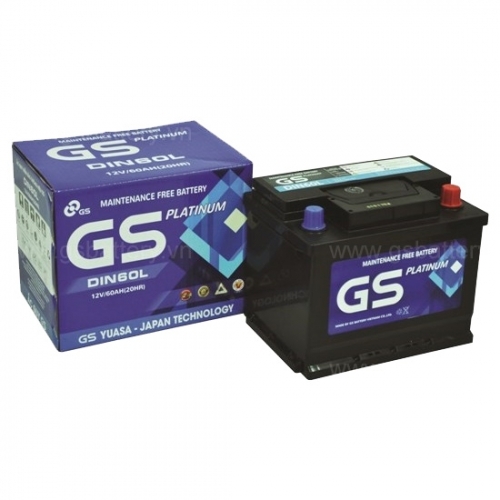 ẮC QUY GS DIN 60 R/L (12V-60AH)
